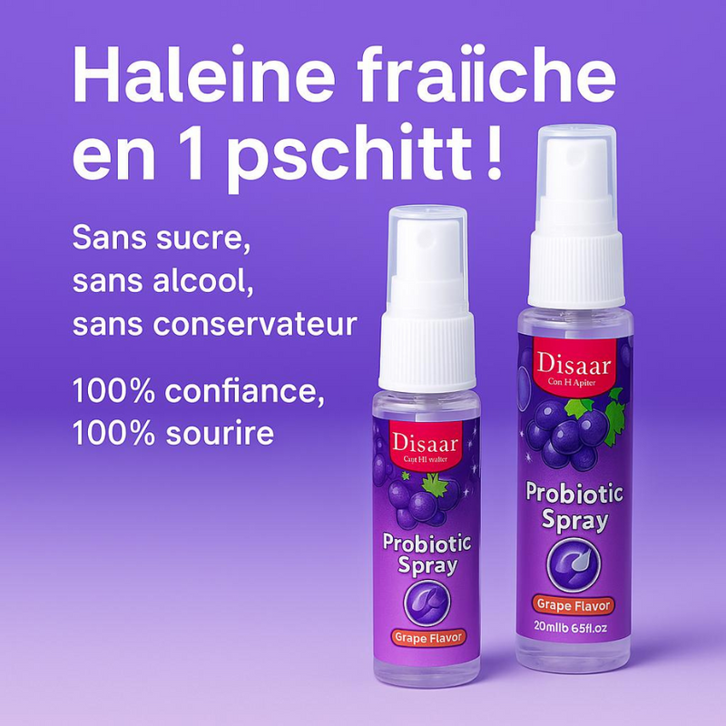 Probiotic spray -éliminateur de mauvaise haleine
