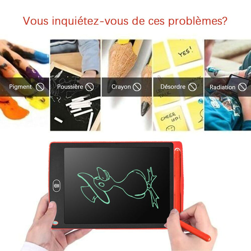 Ardoise Électronique multicolore - tablette tactile LCD, tablette de dessin, jouet éducatif
