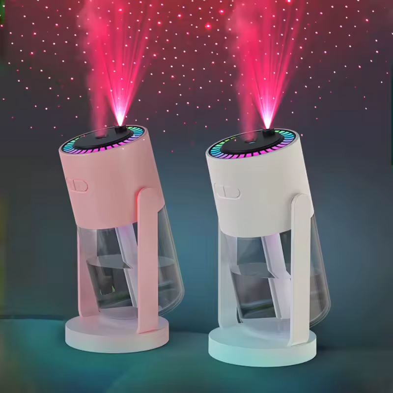 Lumora™ – Humidificateur Nomade avec Ciel Étoilé, Hydratation USB et Diffusion Dynamique