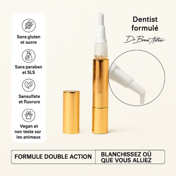 Stylo de blanchiment dentaire instantané (1 Acheté = 1 Offert)