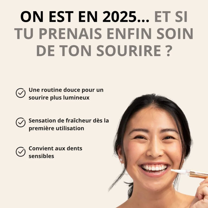 Stylo de blanchiment dentaire instantané (1 Acheté = 1 Offert)